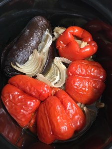 Verduras cocinadas en crockpot