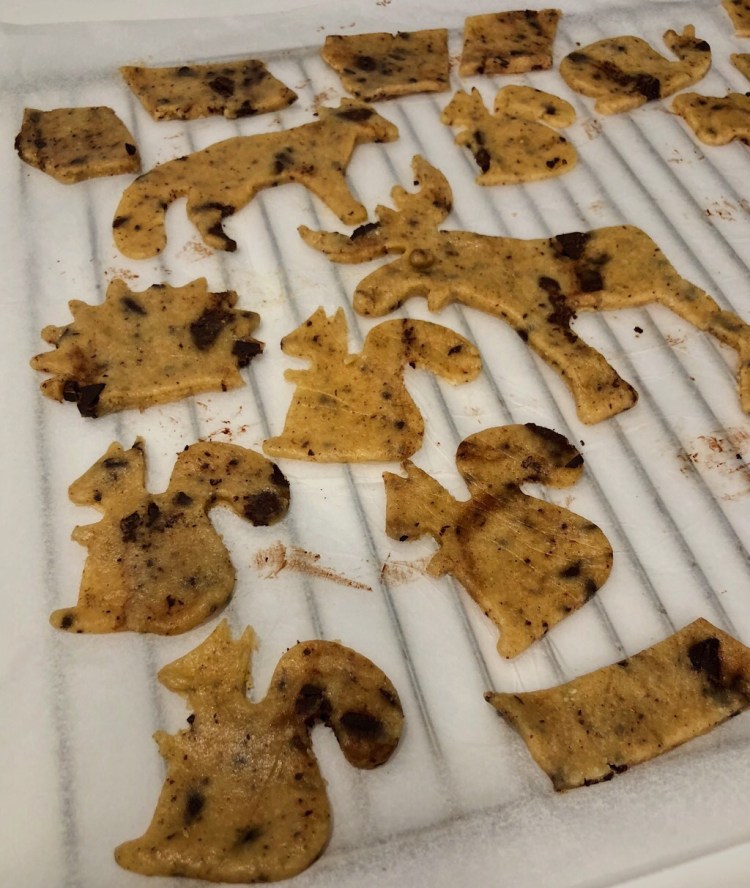 galletas caseras de canela y chocolate