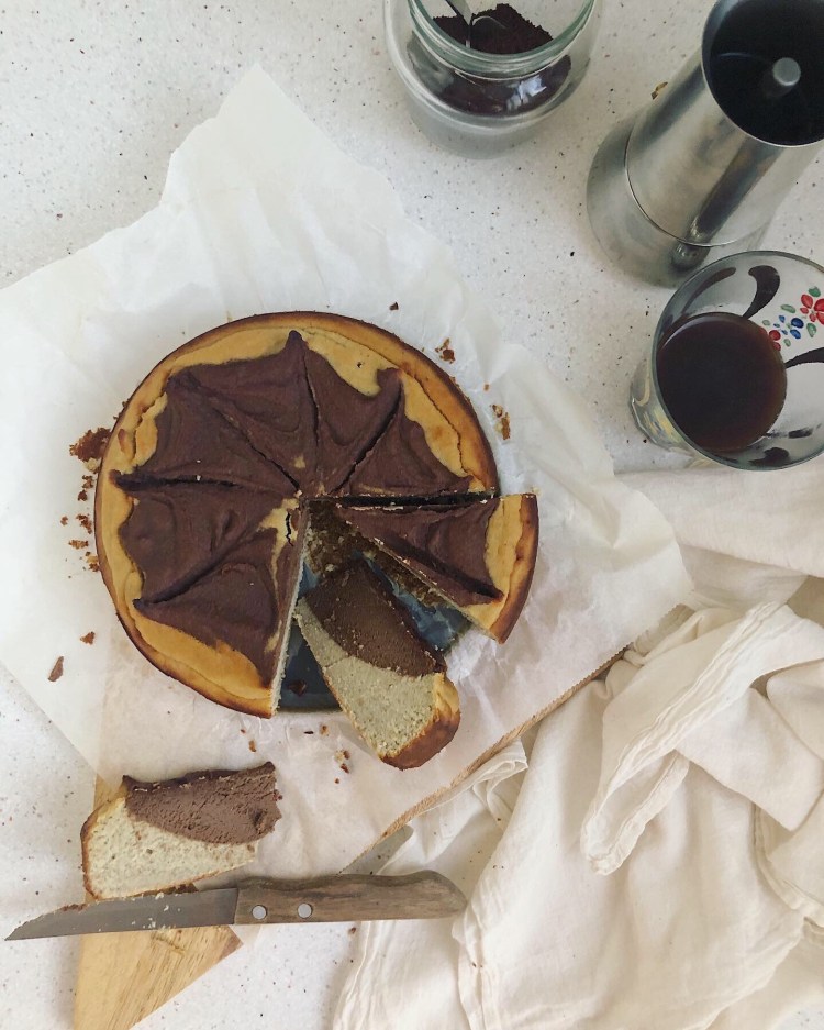 bizcocho plátano harina de coco