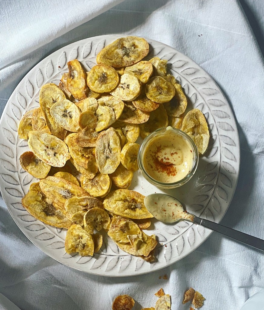Chips de platano macho